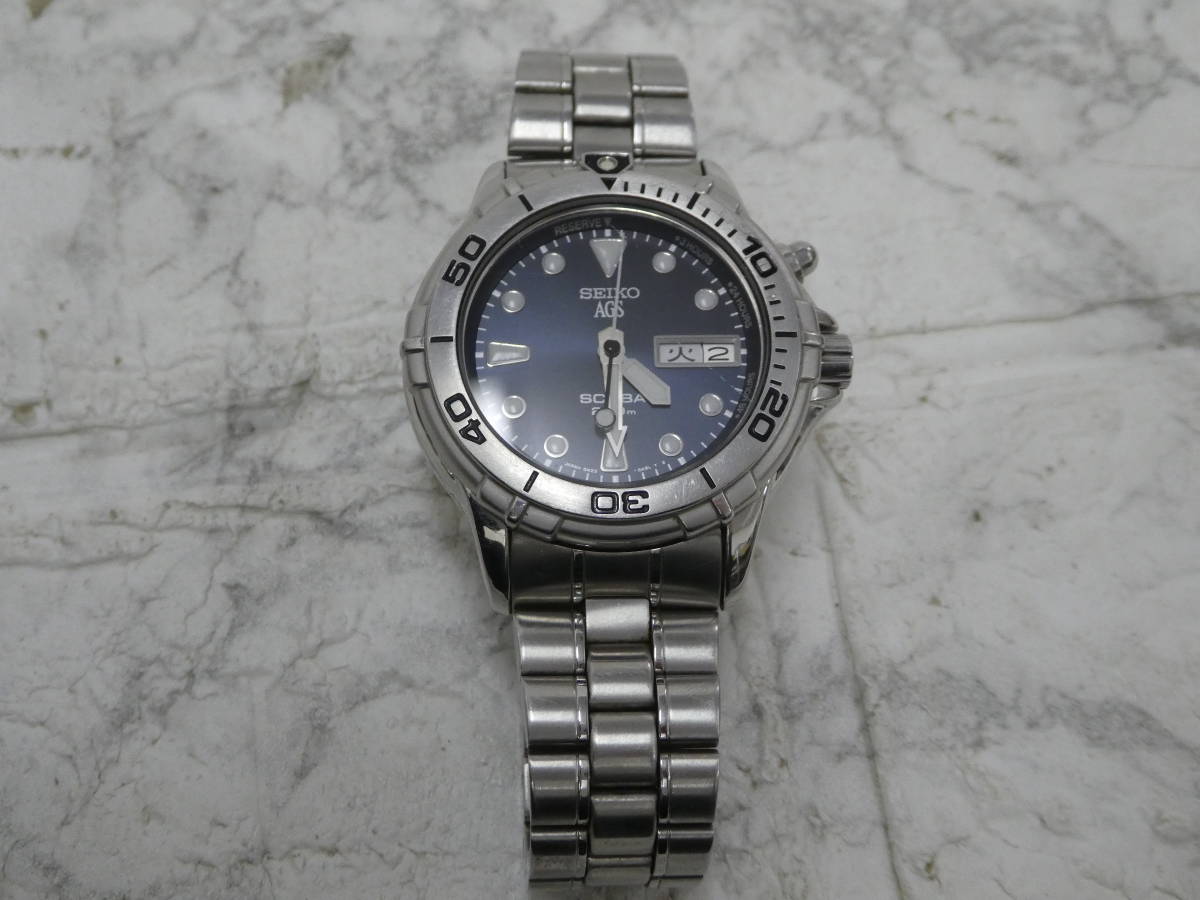☆ SEIKO セイコー AGS SCUBA 5M23-6A60 ダイバーズウォッチ 腕時計 