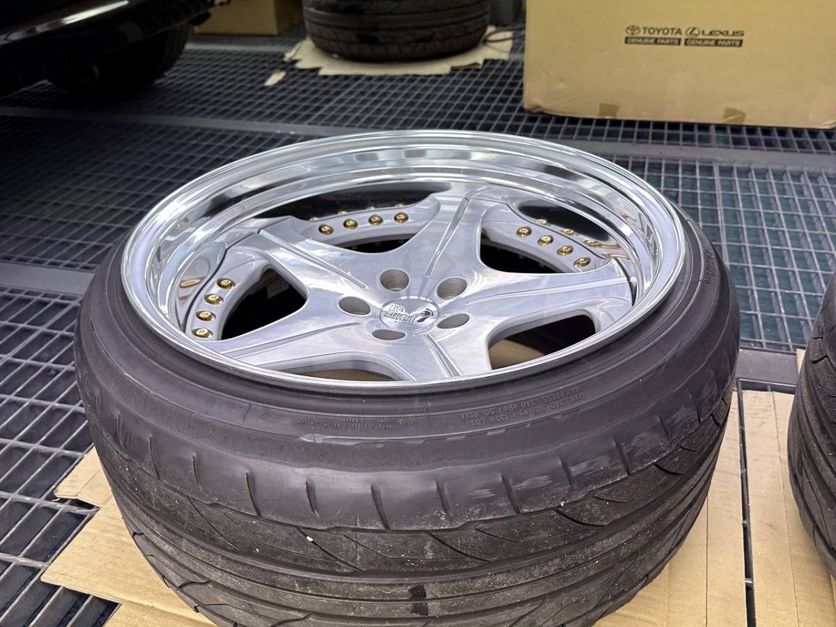 レオンハルト オルデンCV 19インチ10.5J+13 P.C.D114.3 LO 深リム 2本