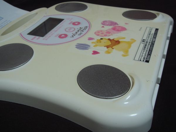 タニタ 体重計　体脂肪計付 ヘルスメーター　ディズニーくまのプーさん リアクタンス_4