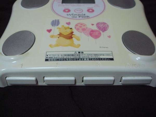 タニタ 体重計　体脂肪計付 ヘルスメーター　ディズニーくまのプーさん リアクタンス_8
