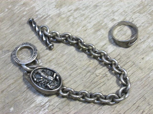 PUERTA DEL SOL シルバー 950 サソリ付 ブレスレット プエルタデルソル 