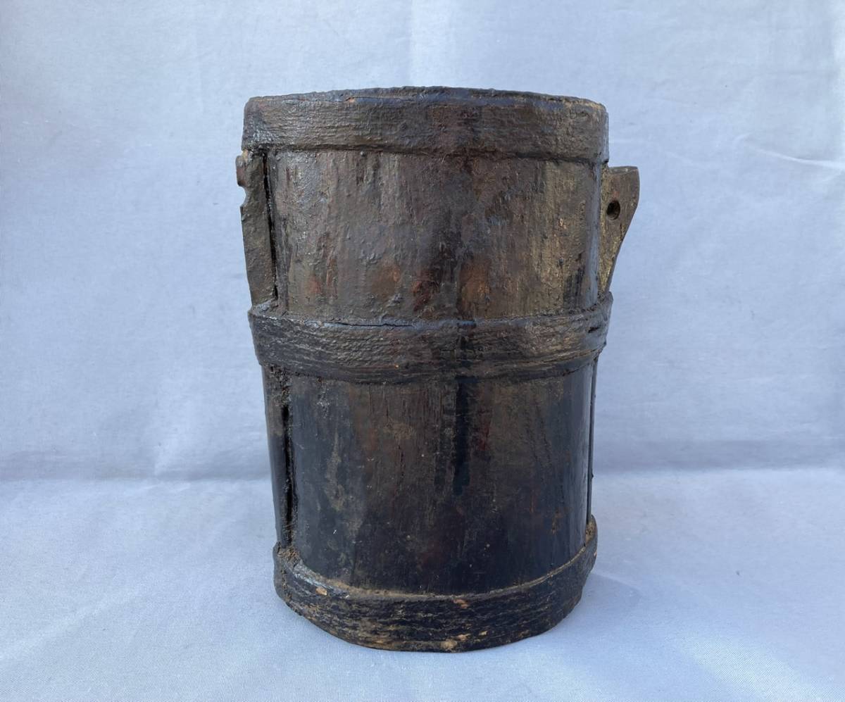 漆桶　花入　花器　民藝　古民具　古道具_1