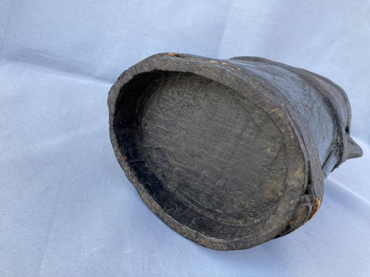 漆桶　花入　花器　民藝　古民具　古道具_6