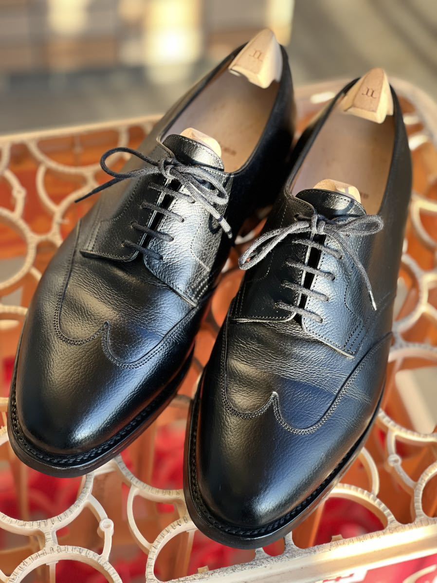 ジョンロブ】DALLAS UK 7.5 E 26.5 cm 5495 ラスト ウイングチップ  