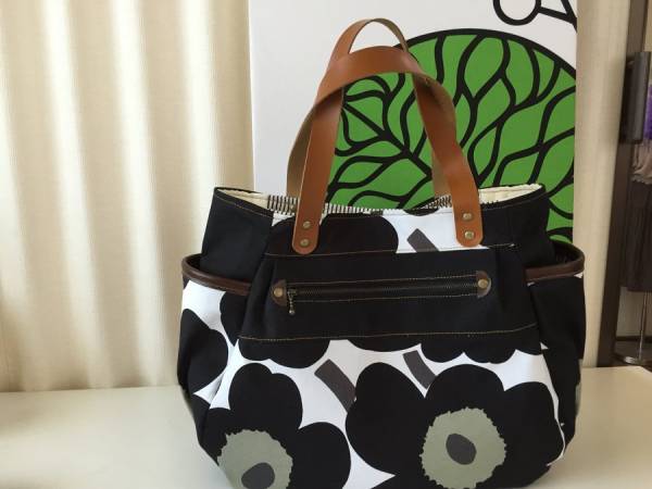 ♪ハンドメイド　マリメッコ　ビックサイズバック♪