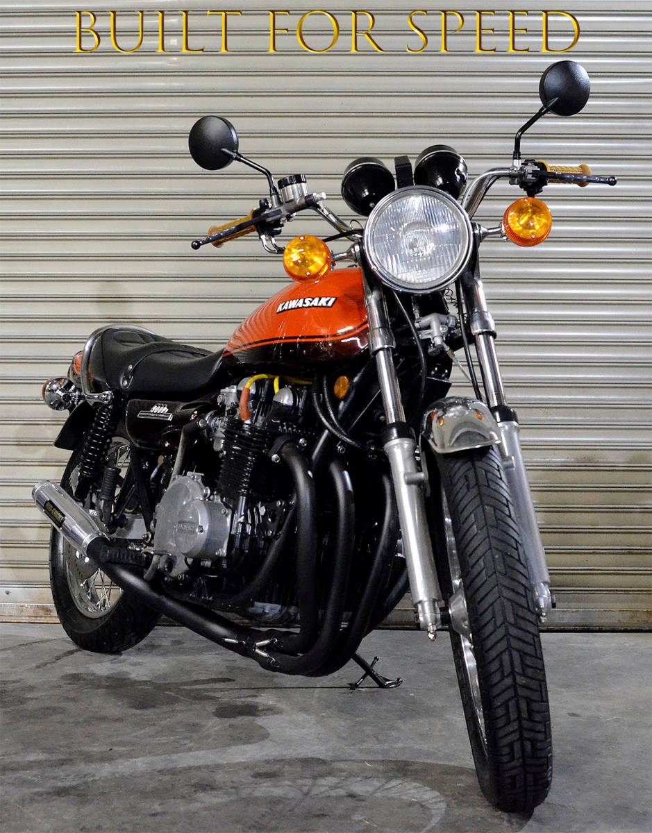 1978型 Kawasaki KZ1000 Z1仕様 ブラックエンジン 火の玉タンク 極上