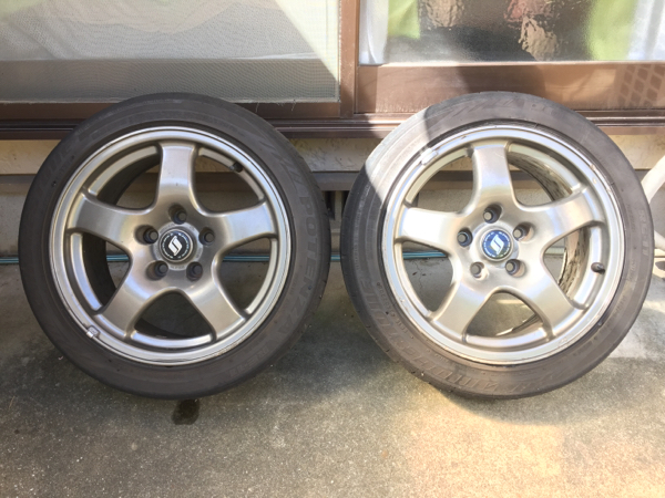 R32 GTR ホイール 16インチ 8j 5穴 114.3 2本 シルビア スイスポ