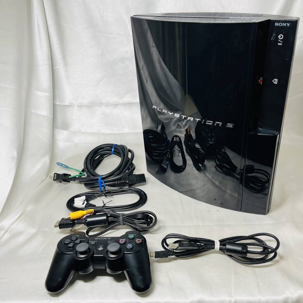 ☆1円～ FW2.01 動作確認済 SONY PS3 PlayStation3 本体 CECHB00 20GB 