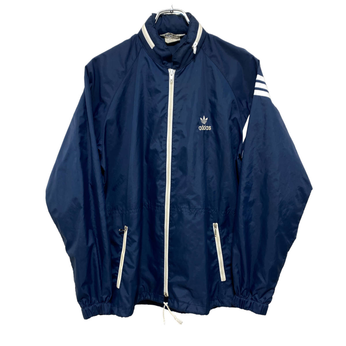 70s 80s adidas アディダス ADS-200 ナイロン ジャケット M ネイビー 