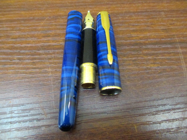 廃盤モデル！ 美品 パーカー PARKER 万年筆 ソネット SONNET ブルー 青