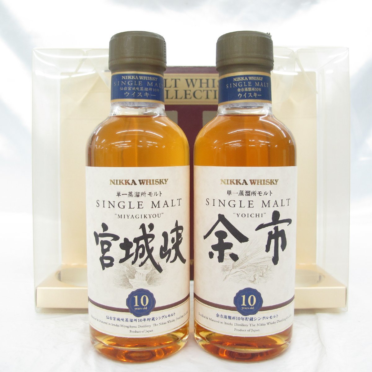 NIKKA シングルモルト 宮城峡 10年 180ml 2本セット 旧ラベル 未開栓