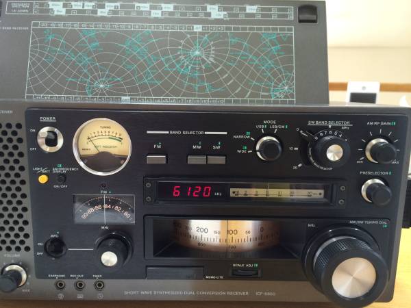 ソニー スカイセンサー ICF-6800 BCLラジオ