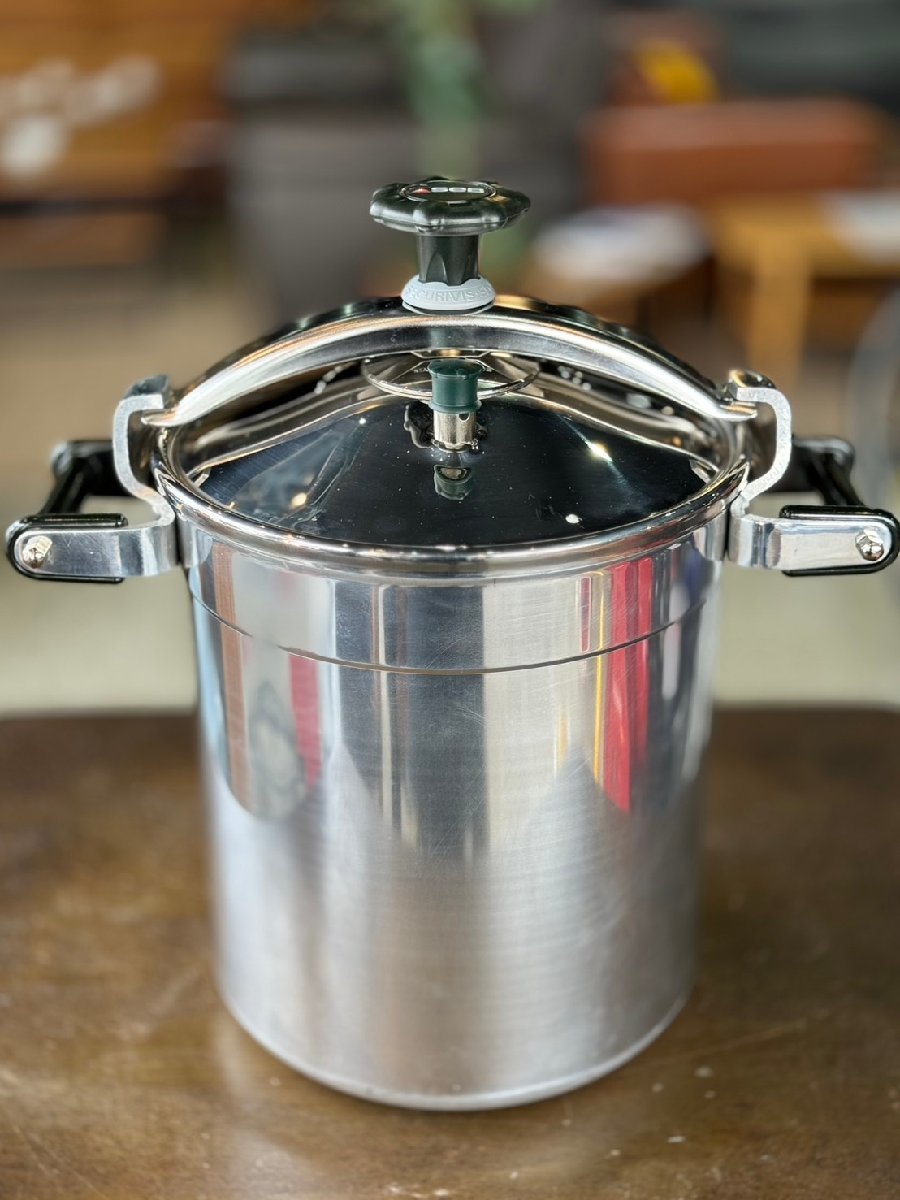 ☆SEB セブジャパン 業務用 圧力鍋 ステンレス製 27cm 18L 両手鍋 蒸し
