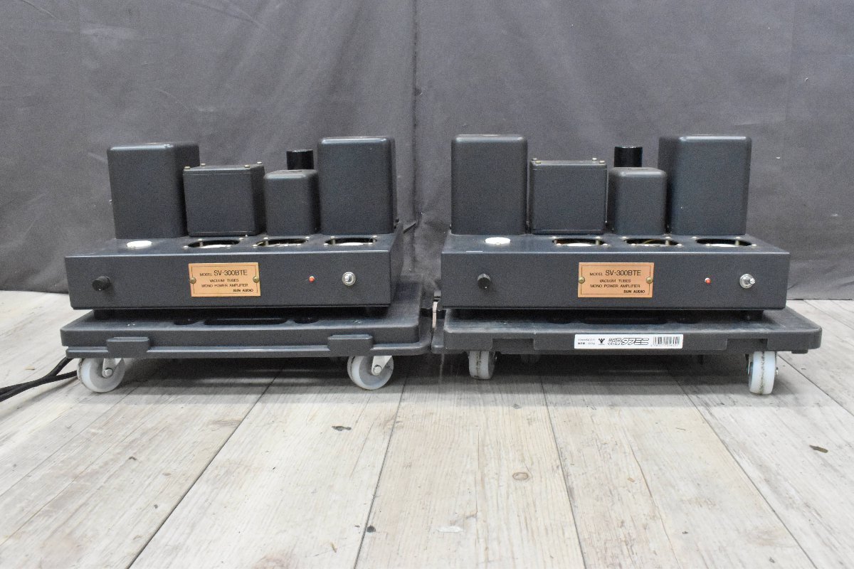 ◇複p615 現状品 SUN AUDIO サン オーディオ パワーアンプ SV-300BTE ペア 2個口発送_2