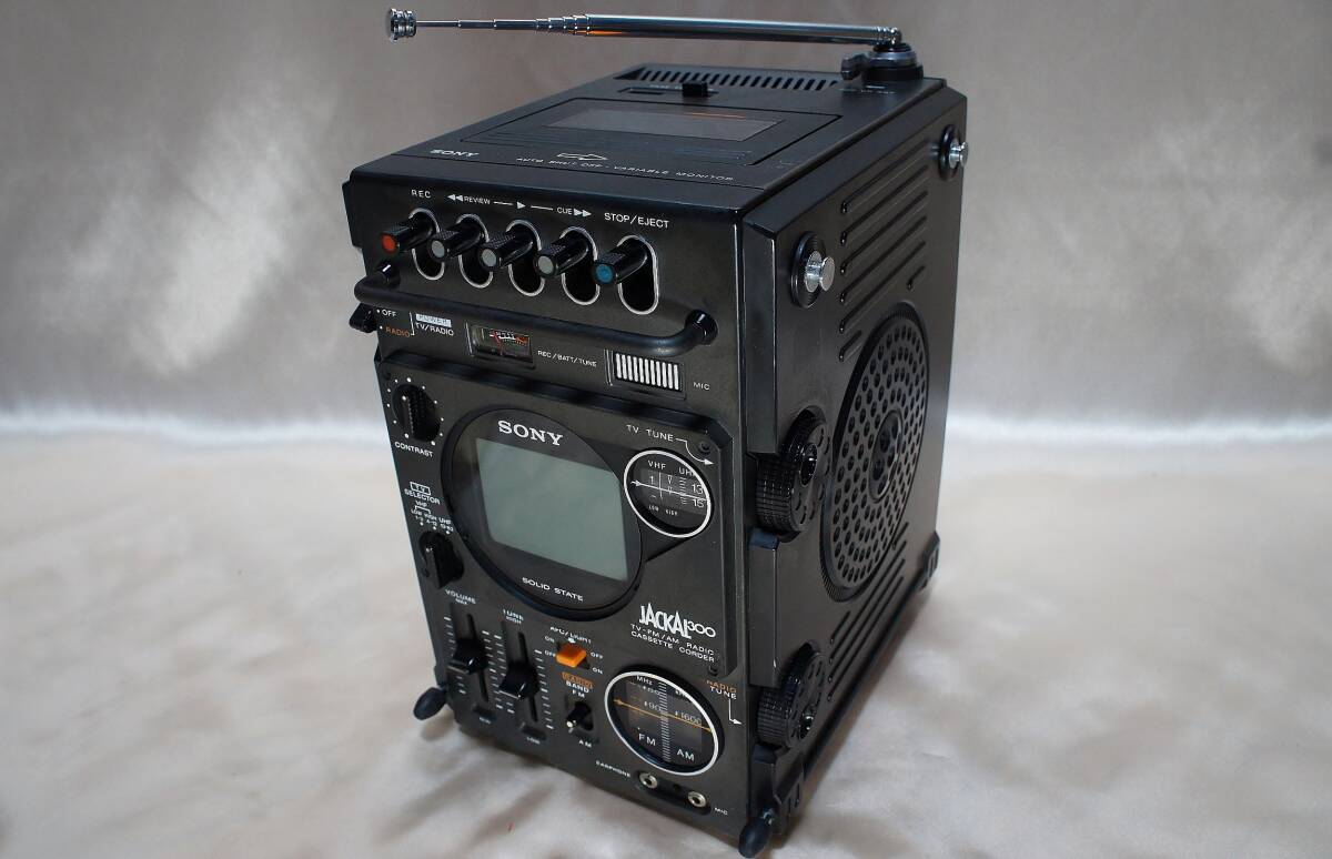 ☆綺麗☆カセット＆ラジオ動作品☆SONYジャッカルFX-300☆BCLラジオカセット☆ソニー☆ラテカセ☆ラジカセ☆JACKAL☆_2