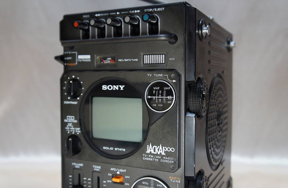 ☆綺麗☆カセット＆ラジオ動作品☆SONYジャッカルFX-300☆BCLラジオカセット☆ソニー☆ラテカセ☆ラジカセ☆JACKAL☆_3