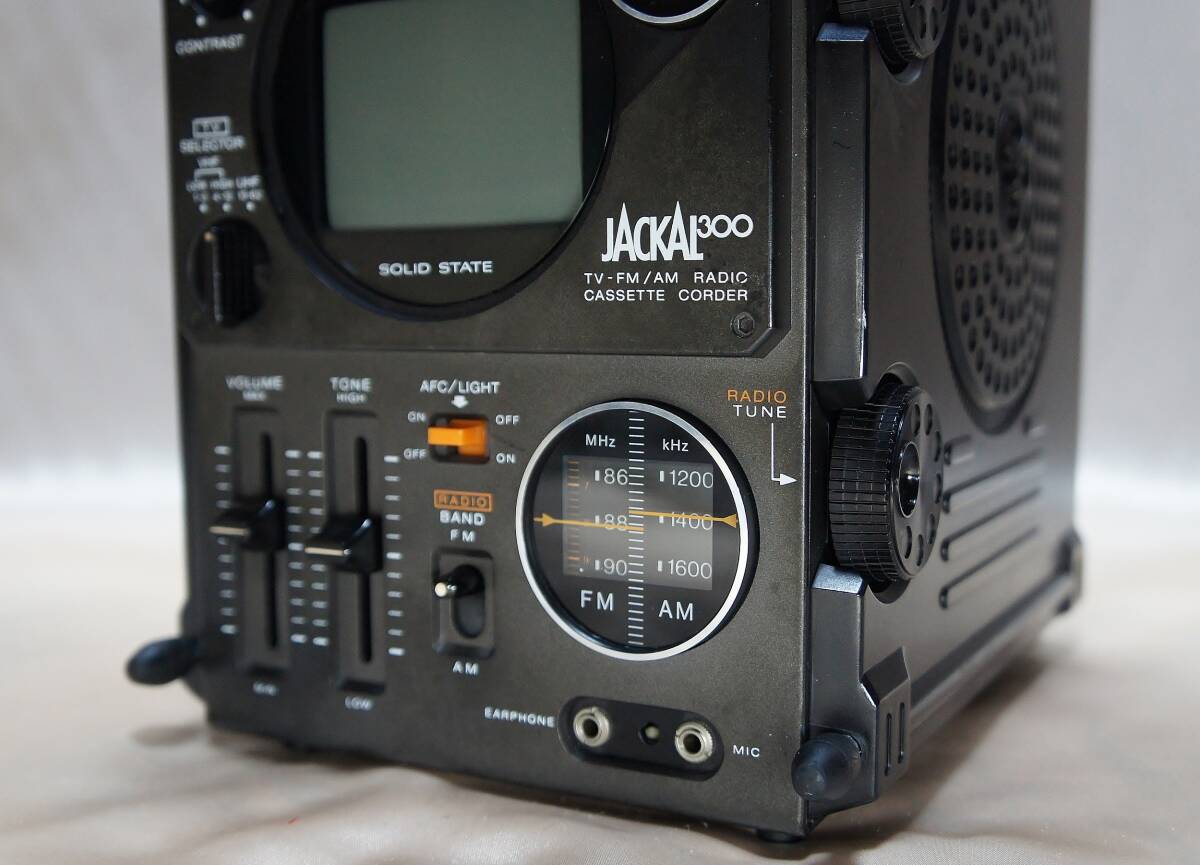 ☆綺麗☆カセット＆ラジオ動作品☆SONYジャッカルFX-300☆BCLラジオカセット☆ソニー☆ラテカセ☆ラジカセ☆JACKAL☆_4