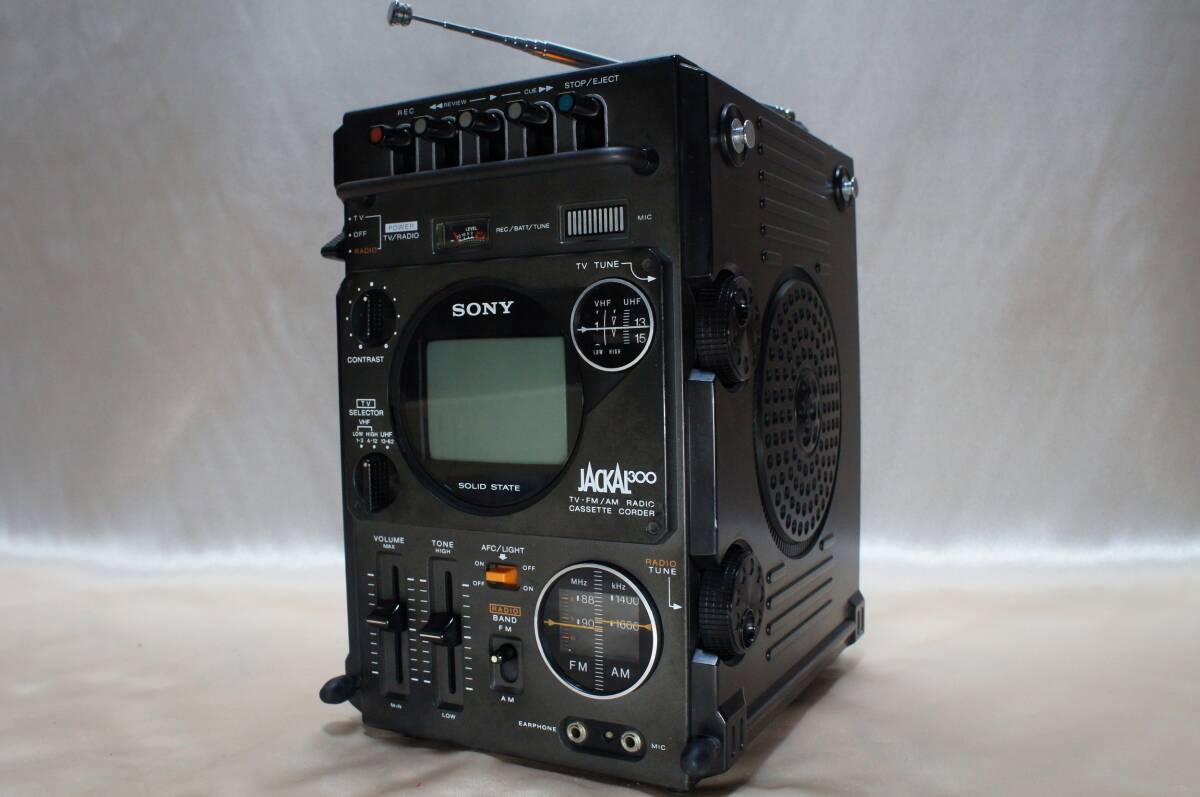 ☆綺麗☆カセット＆ラジオ動作品☆SONYジャッカルFX-300☆BCLラジオカセット☆ソニー☆ラテカセ☆ラジカセ☆JACKAL☆_6