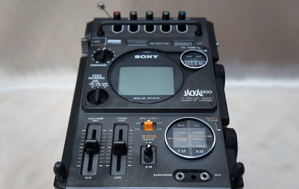 ☆綺麗☆カセット＆ラジオ動作品☆SONYジャッカルFX-300☆BCLラジオカセット☆ソニー☆ラテカセ☆ラジカセ☆JACKAL☆_7