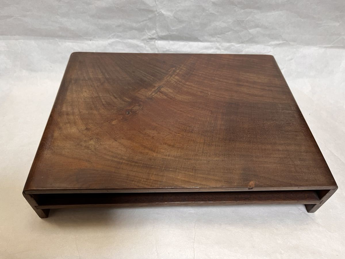 飾り台 島桑　江戸指物　美しき吟面　_1