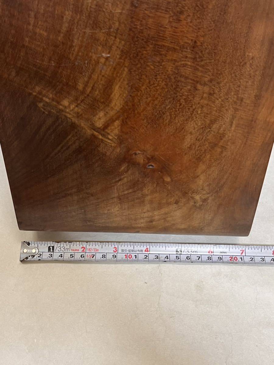 飾り台 島桑　江戸指物　美しき吟面　_9