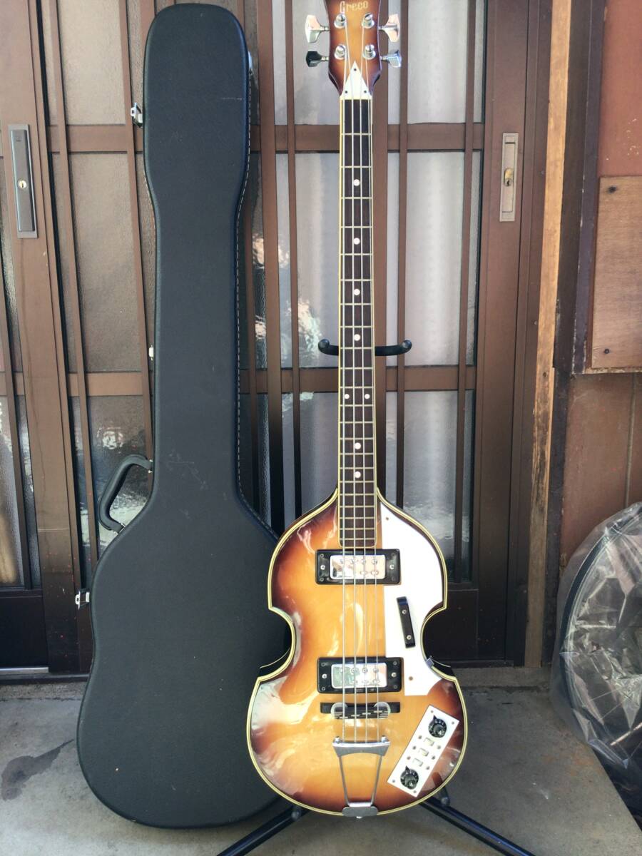 グレコ　ヴィオリンタイプベースギター音出し確認済み_1