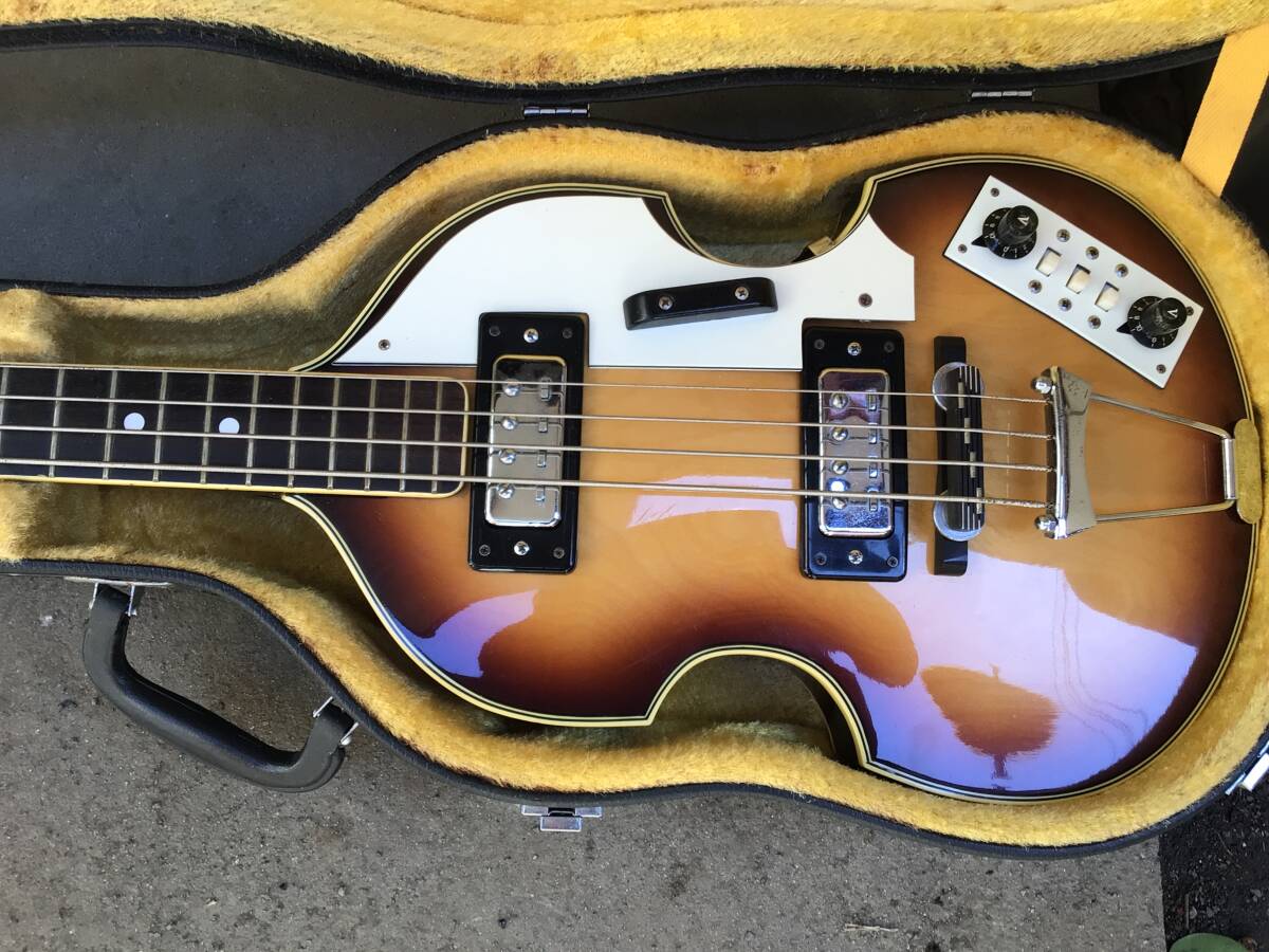 グレコ　ヴィオリンタイプベースギター音出し確認済み_3