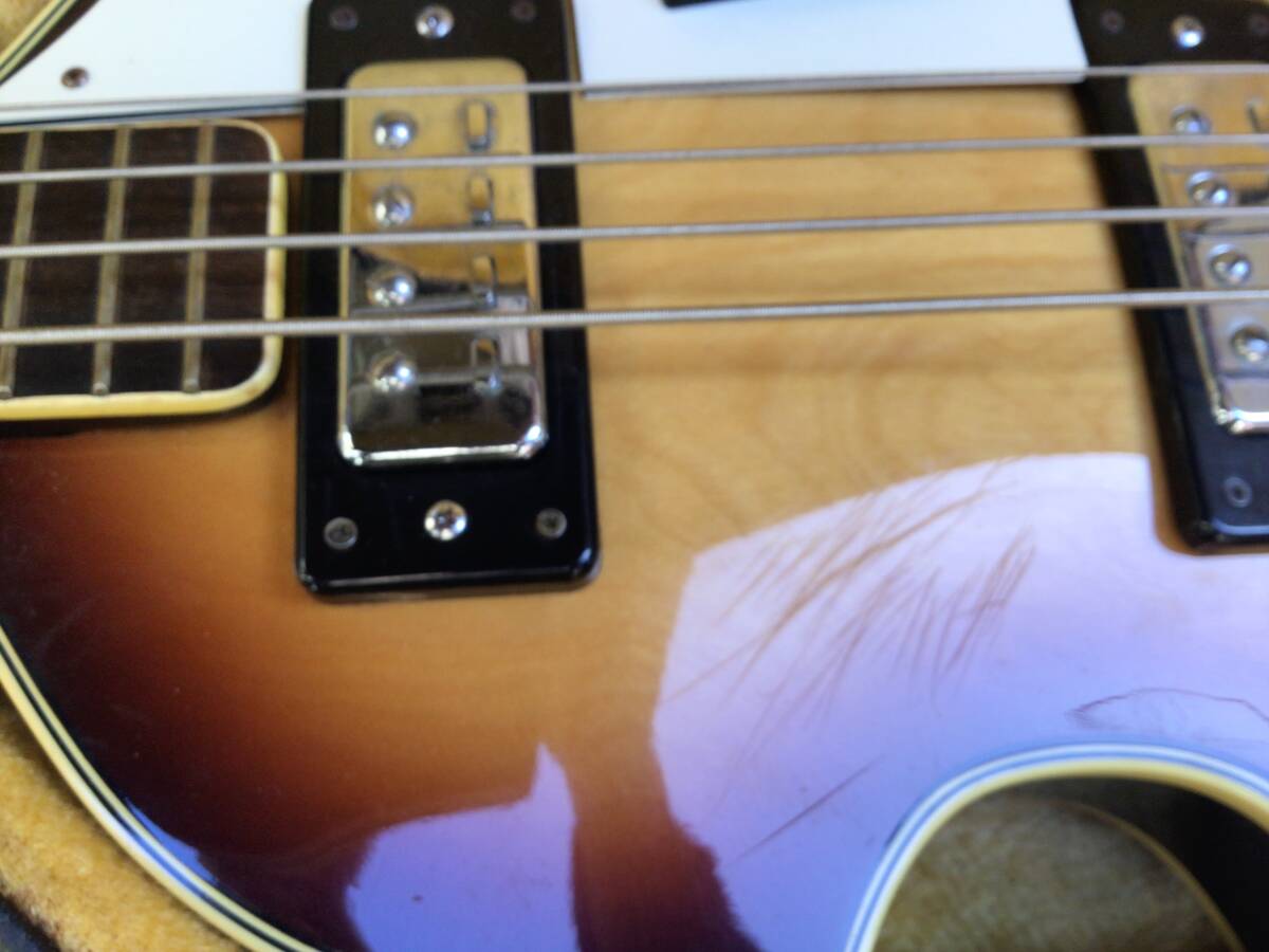 グレコ　ヴィオリンタイプベースギター音出し確認済み_7