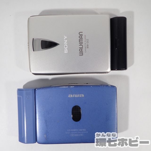 アイワカセットプレーヤー 1UH7◇ソニー アイワ WM-EX2 PX820 RM-WM79E BC-9HJ ポータブル