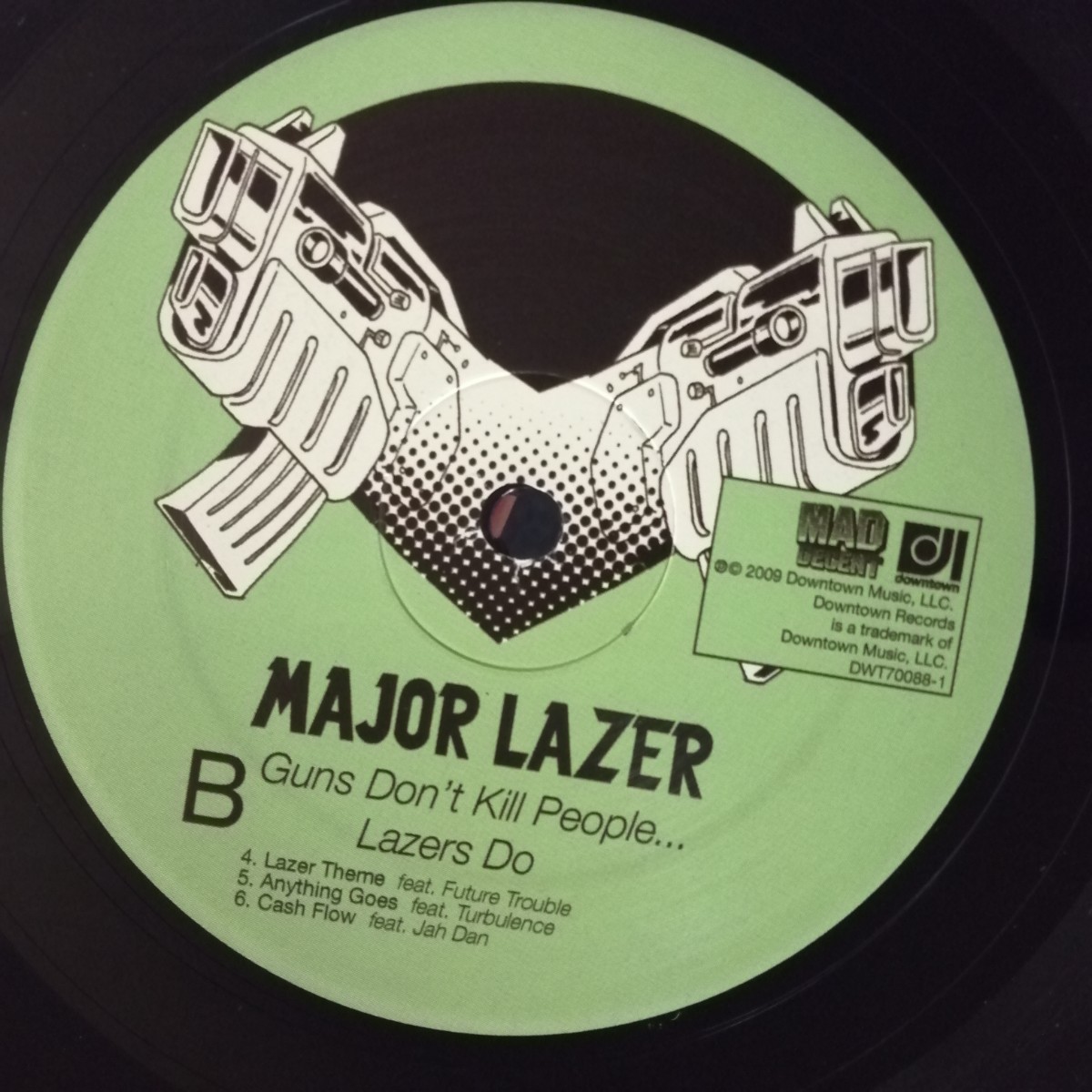 D03 LP レコード MAJOR LAZER guns dont kill people ...lazers do メジャーレイザー US盤 ...