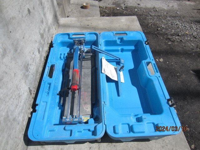 レーザー付き450角タイル押切機【中古品】石井超硬工具製作所_2