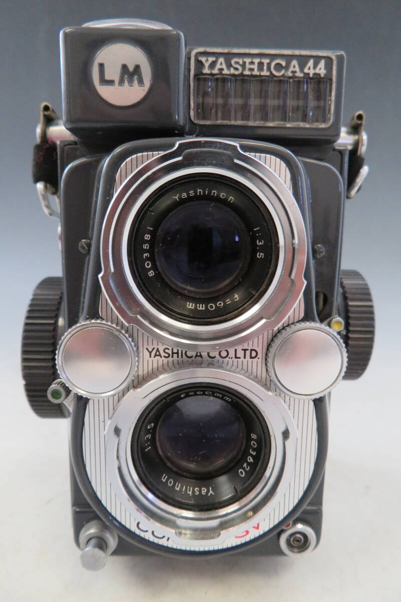 【希少】Yashica 44 LM 二眼レフカメラ ヤシカ【動作未確認・現状品】 超希少☆超お買得】ヤシカ Yashica44 LM 二眼レフ コンパクト二眼 美品