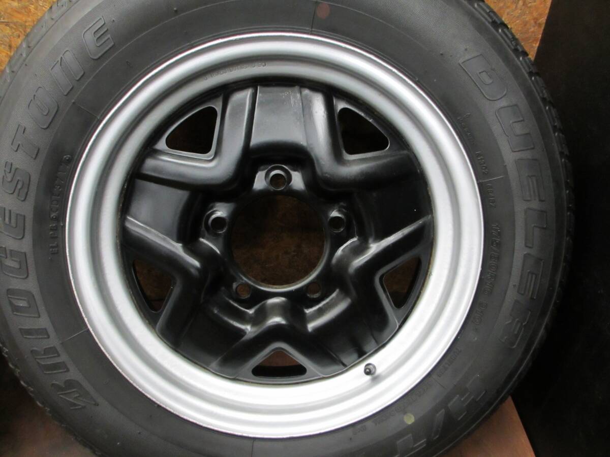 ☆スズキ ジムニー純正鉄ホイール 5穴PCD139.7 ハブ径107mm +