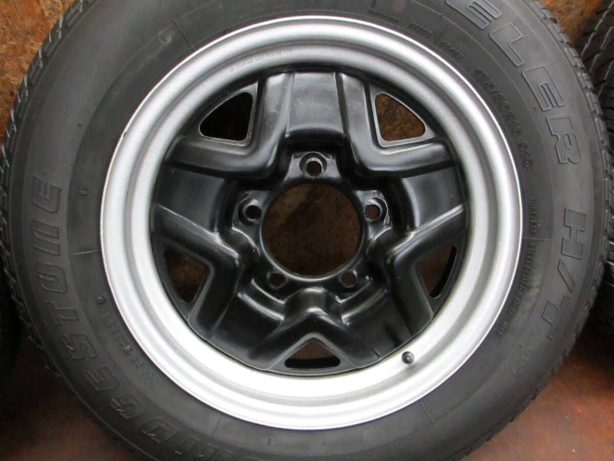 ☆スズキ ジムニー純正鉄ホイール 5穴PCD139.7 ハブ径107mm +