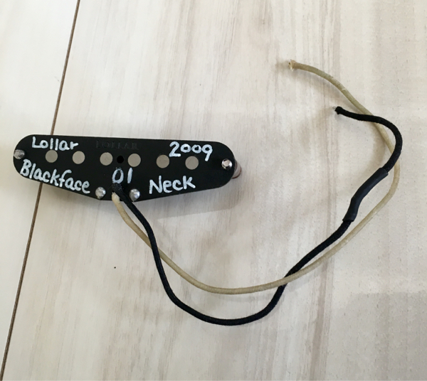 lollar black face 2009 neck ピックアップ ストラト ローラー