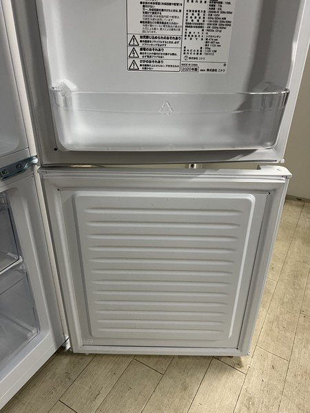 綺麗【NITORI/ニトリ 2ドア冷蔵庫 NTR-106 Nグラシア WH 106L 21年購入