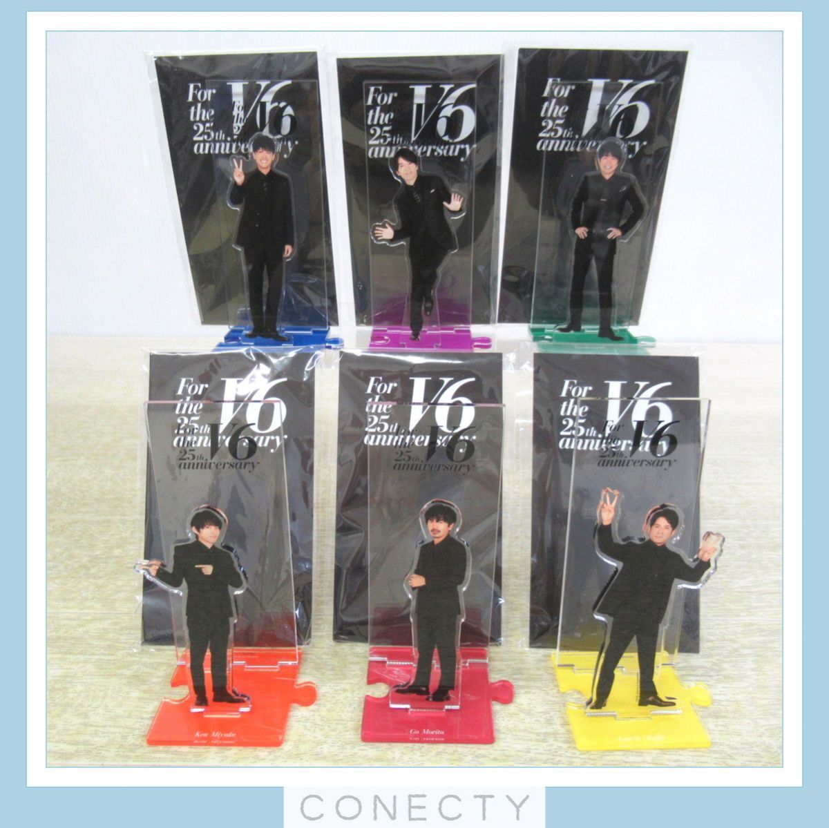 V6 Very6 BEST 坂本　長野　井ノ原　森田　三宅　岡田　アクスタ V6 アクリルスタンド V6 For the 25th anniversary 6点☆全種/コンプ