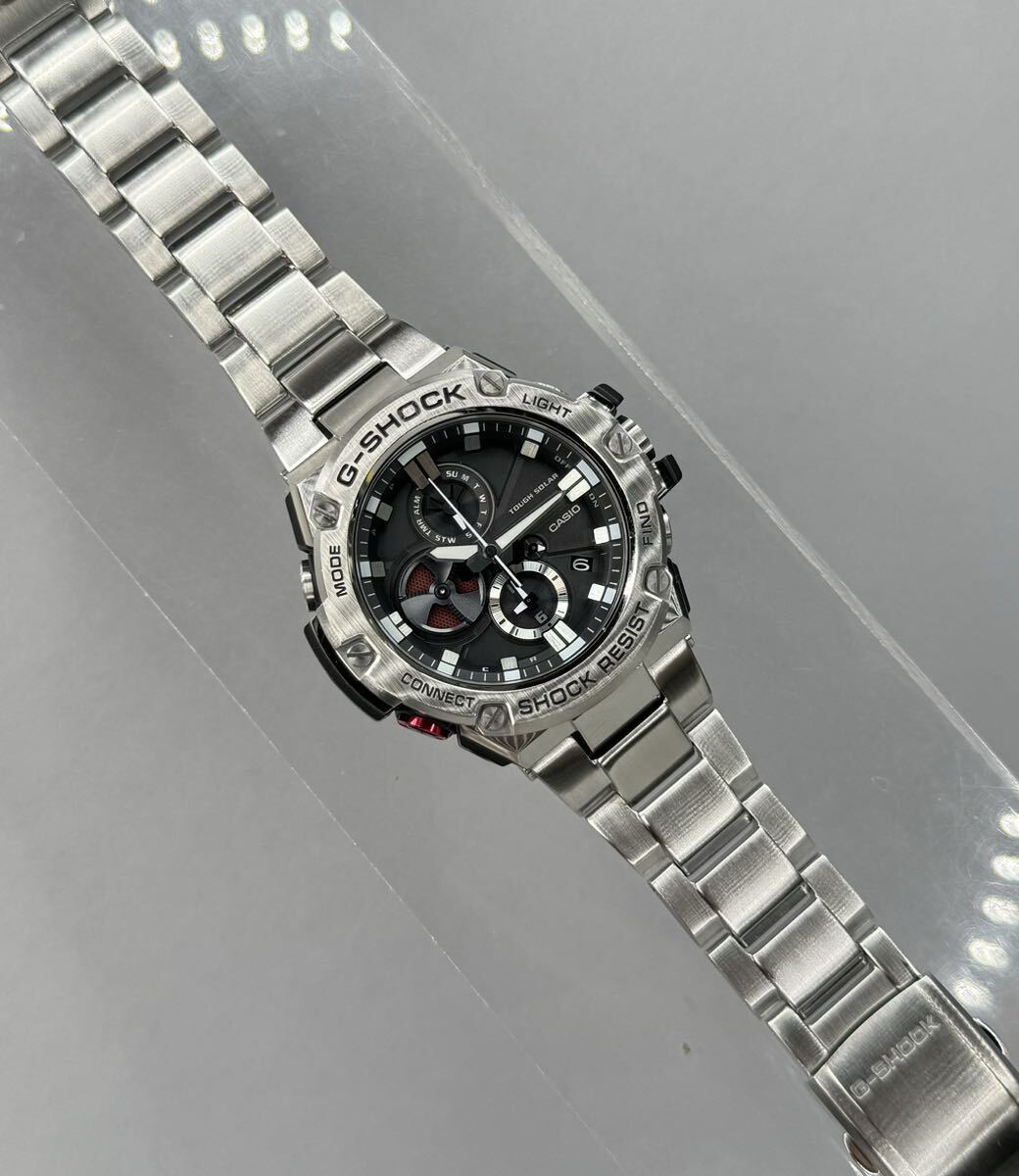 極美品G-SHOCK GST-B100D-1AJF GスチールG-STEEL タフソーラー