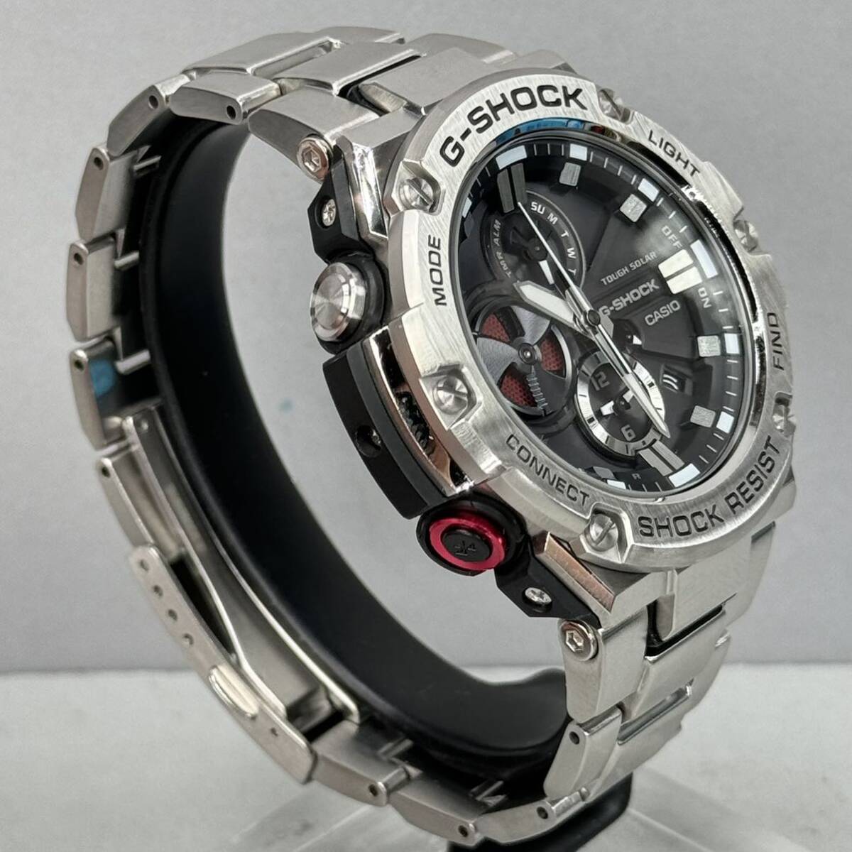 極美品G-SHOCK GST-B100D-1AJF GスチールG-STEEL タフソーラー