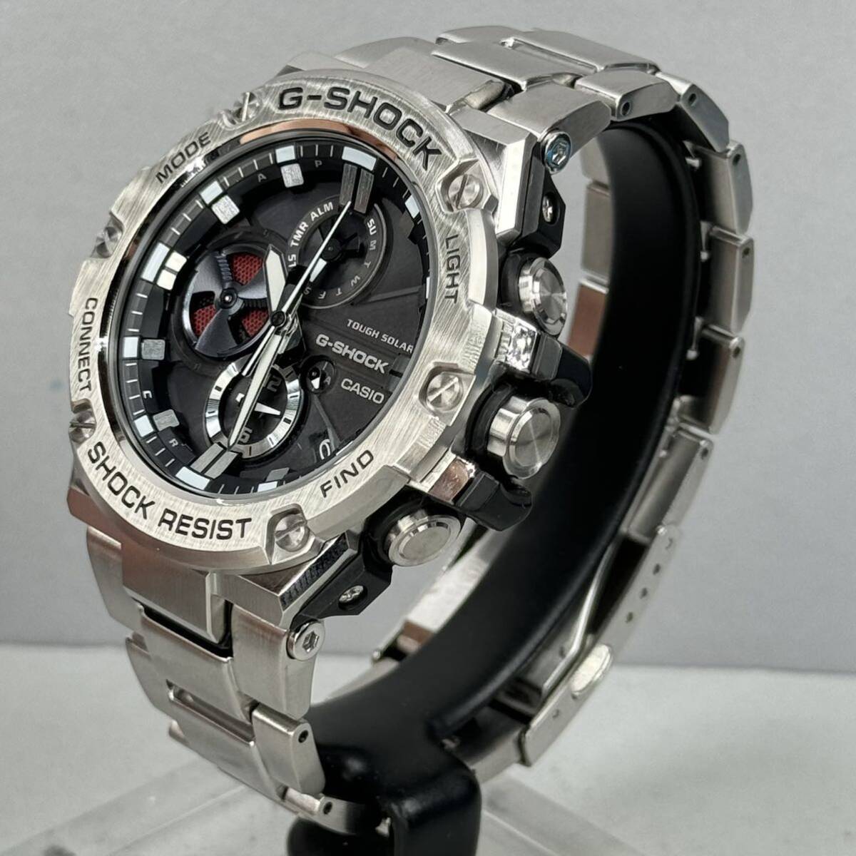 極美品G-SHOCK GST-B100D-1AJF GスチールG-STEEL タフソーラー