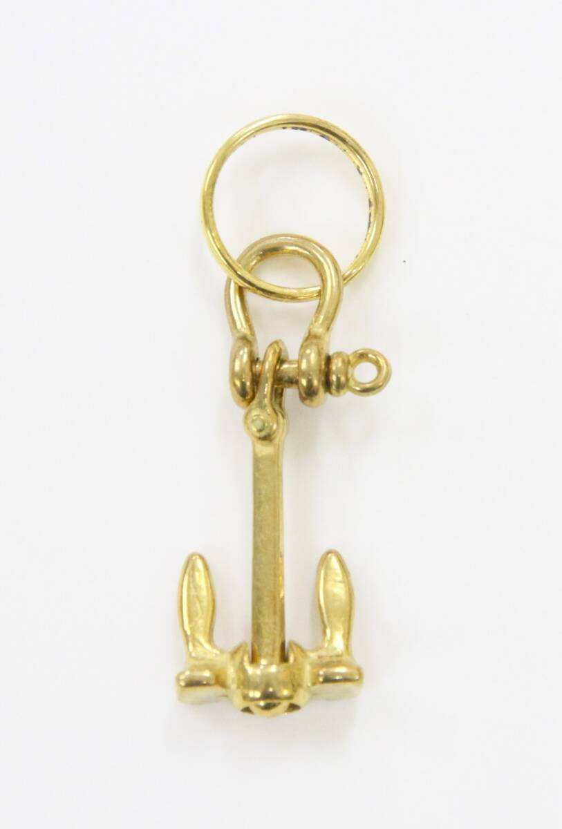 ☆真鍮 キーホルダー　いかり　錨 　アンカー　ボート　船　船舶　キーホルダー　☆_2