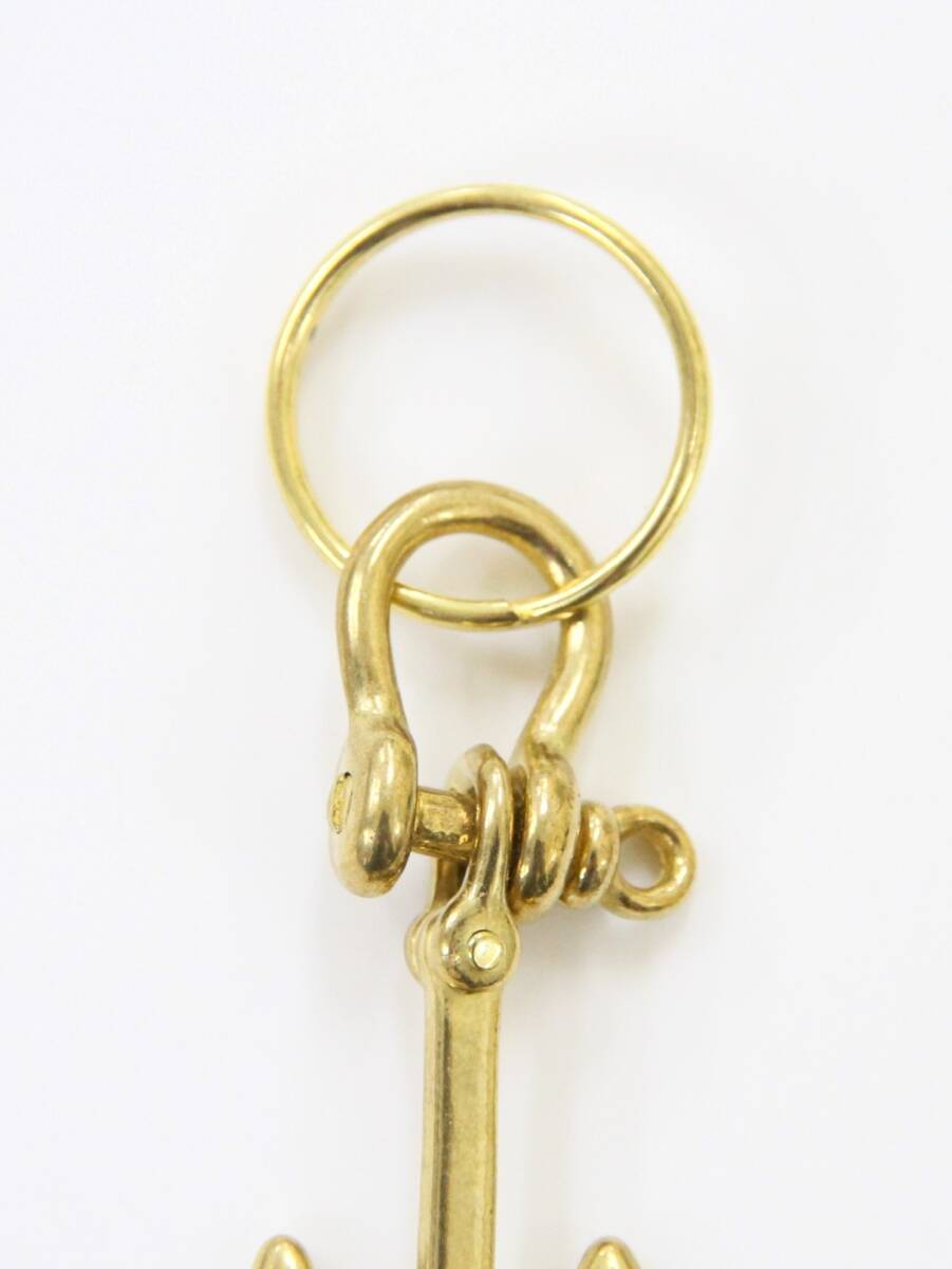 ☆真鍮 キーホルダー　いかり　錨 　アンカー　ボート　船　船舶　キーホルダー　☆_4