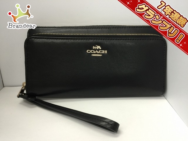 コーチ 長財布 美品 53680 黒 レザー COACH COACH(コーチ) 【公式通販】