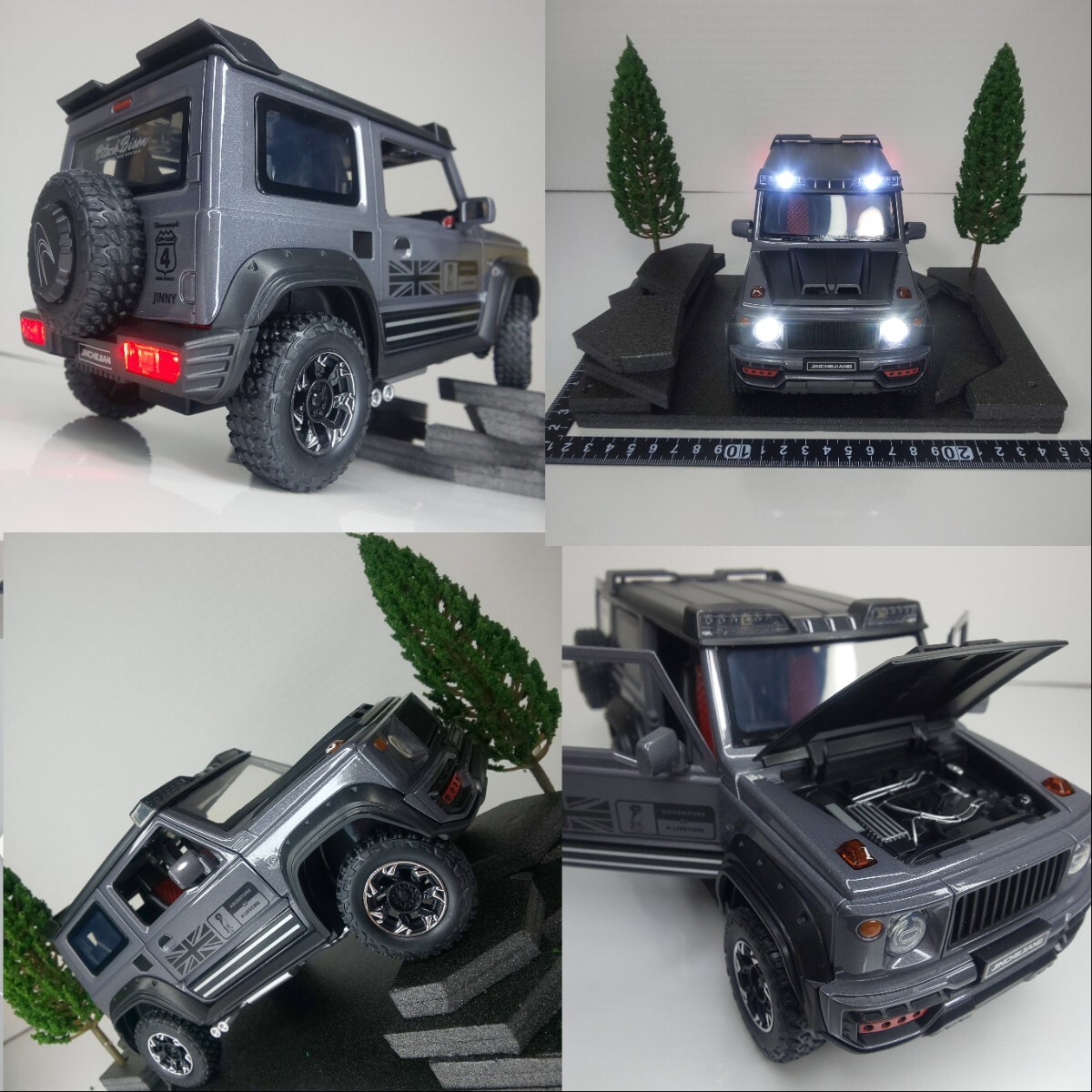 〓1/18スケール〓新車〓スズキ ジムニー〓カスタム〓ダイキャストモデルミニカー〓_9