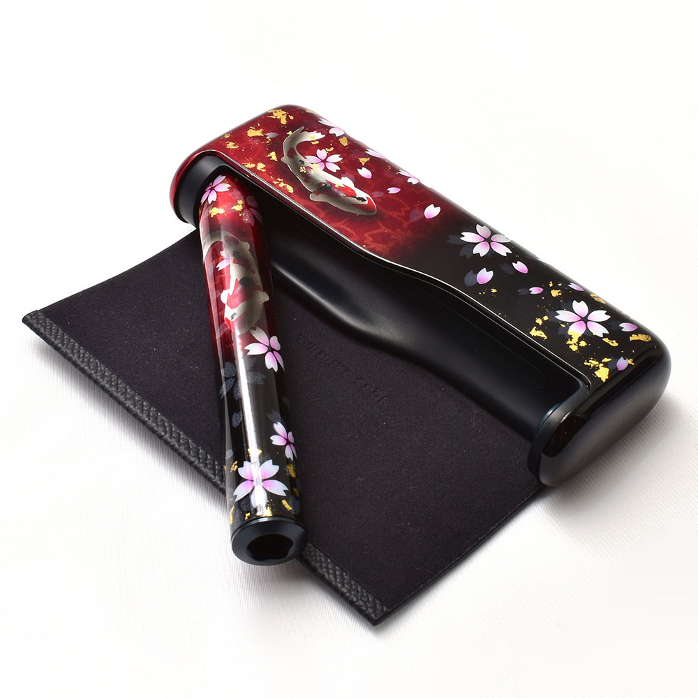 最新 IQOS ILUMAiPRIME カスタムペイント 桜鯉柄 レッド アイコス