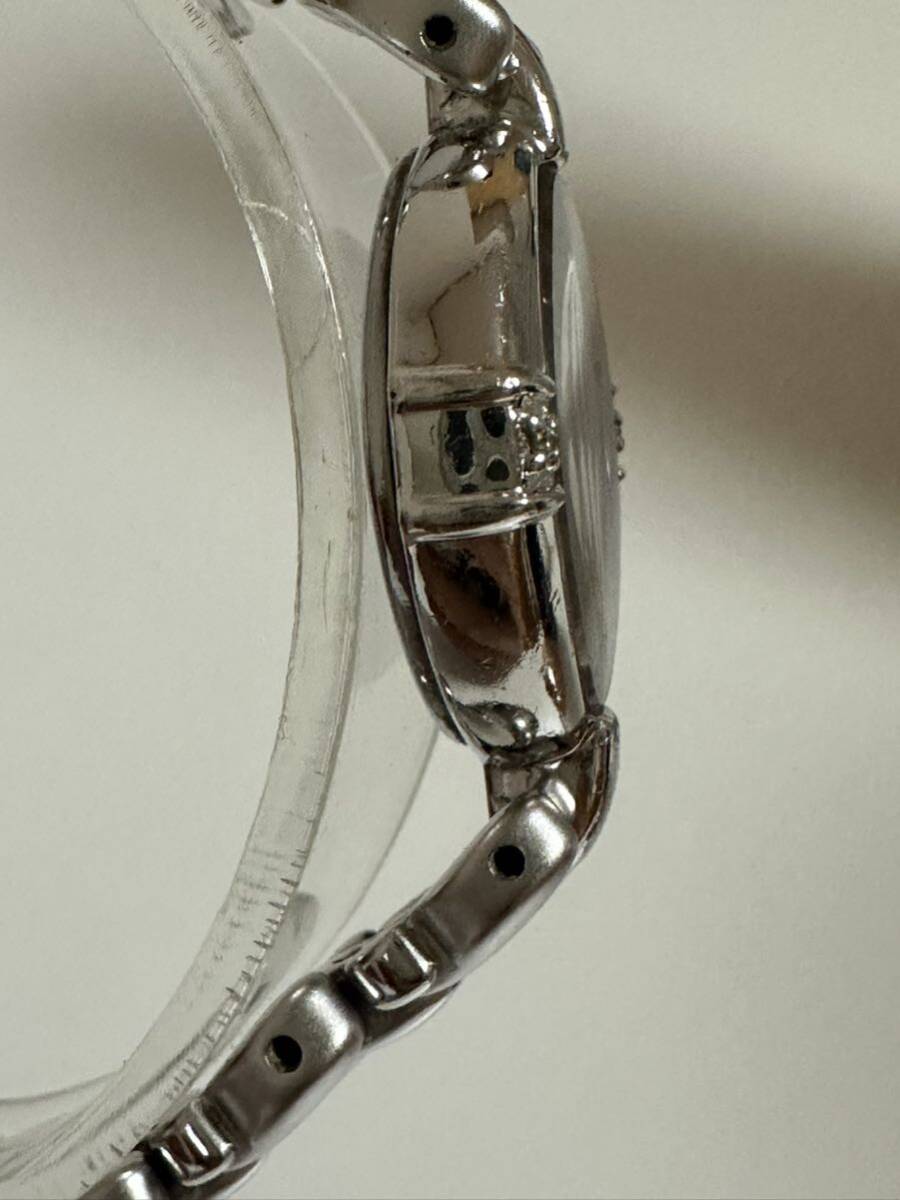 SEIKO セイコー QZ 1F20-6B60 エクセリーヌ ダイヤ付 シェル文字盤