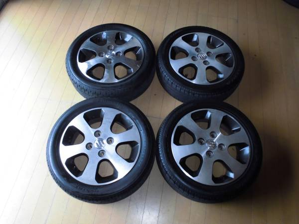 SUZUKI 純正 14インチ アルミホイール タイヤ 4本セット 50 スズキ 14インチ SUZUKI ワゴンR 純正 14×4.5J 4.5J 0 純正