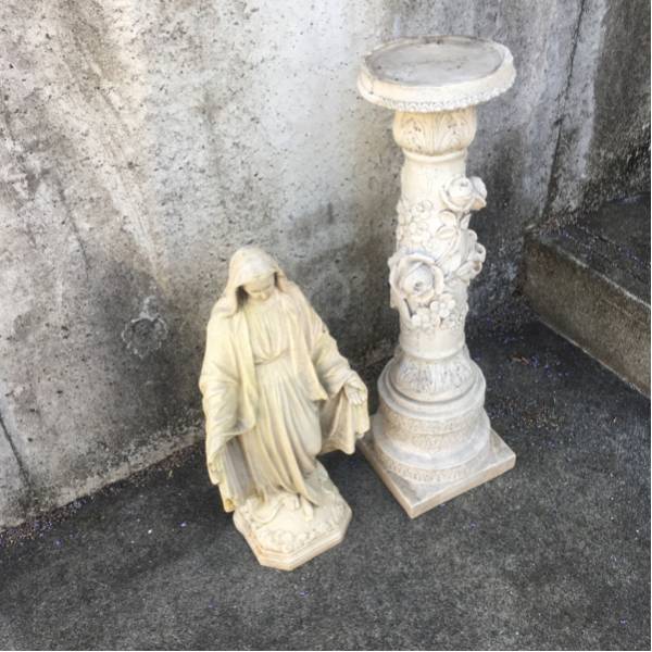 19世紀 フランス製 アンティーク 聖母 マリア像 大型 「無原罪の御宿り