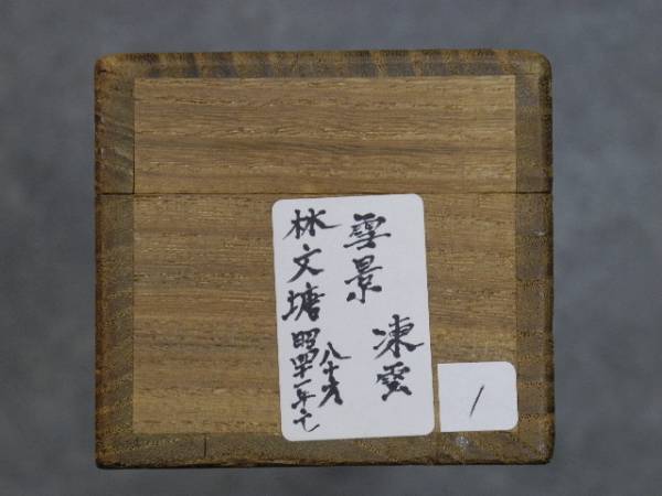 掛軸 肉筆 未使用品 ◇栄◇林 文塘 肉筆 凍雲 象牙軸 共箱 掛軸 38n207 【公式通販】