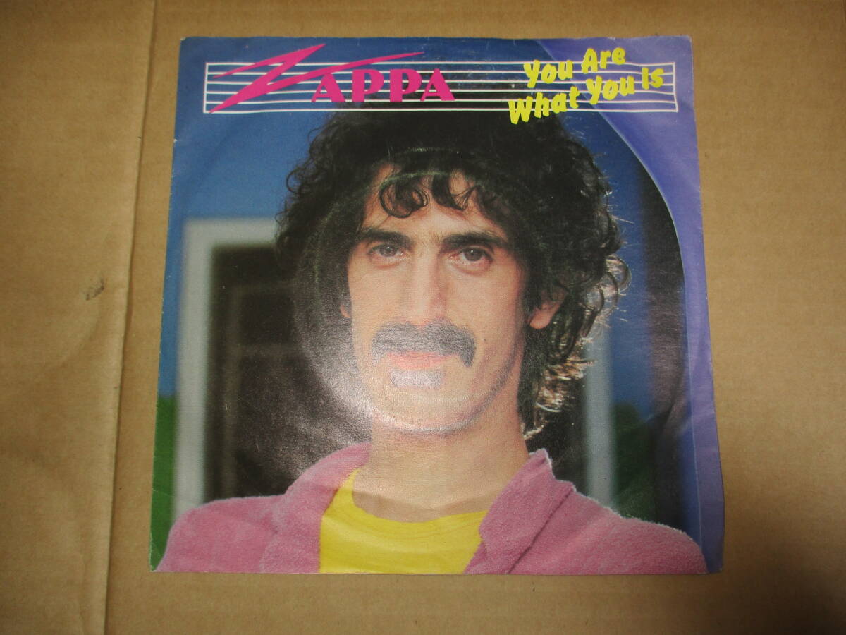 EP　フランク・ザッパ　FRANK ZAPPA　you are what you is/harder than your husband　UK盤_1